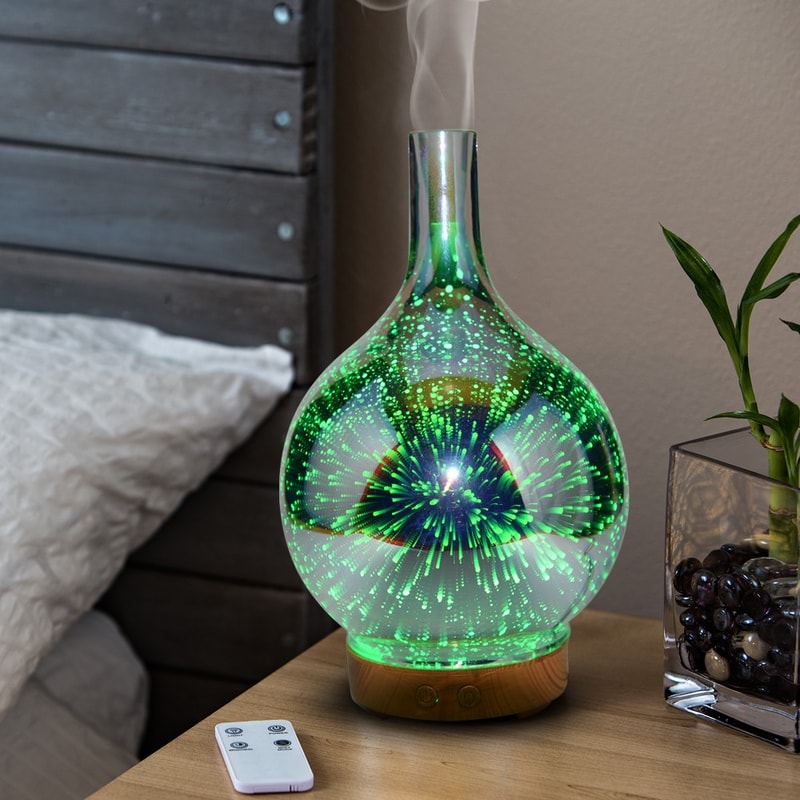 3D Glass Aromatherapy Ultrasonic Diffuser