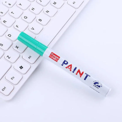 Waterproof Tire Paint Pen Permanent Marker for Wheels, Treads & Auto Detailing