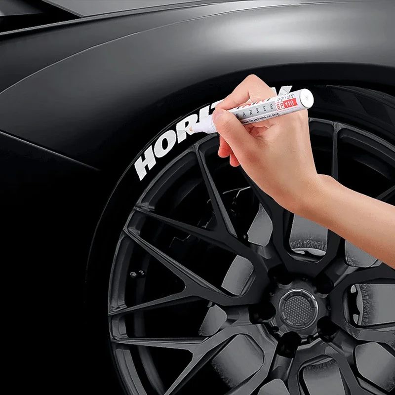 Waterproof Tire Paint Pen Permanent Marker for Wheels, Treads & Auto Detailing