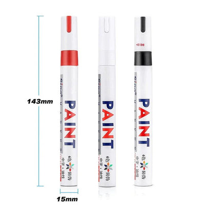 Waterproof Tire Paint Pen Permanent Marker for Wheels, Treads & Auto Detailing