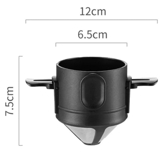 304 Stainless Steel Portable Coffee Filter Dripper – Reusable Mug Coffee and Tea Holder