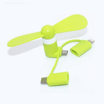 Portable USB Phone Fan Attachment for iPhone & Android – Silent Mini Cell Phone Fan