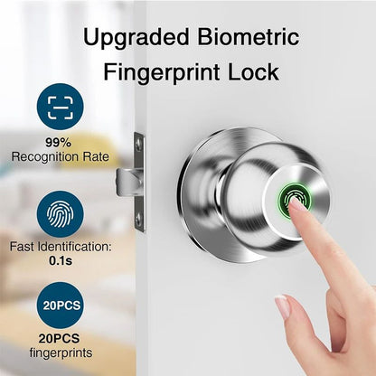 Bluetooth Door Lock Keyless Entry, Smart Fingerprint Lock for Secure Access