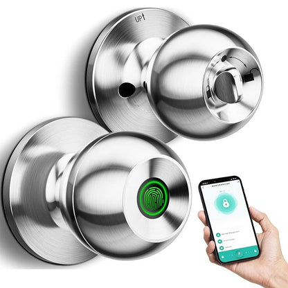 Bluetooth Door Lock Keyless Entry, Smart Fingerprint Lock for Secure Access
