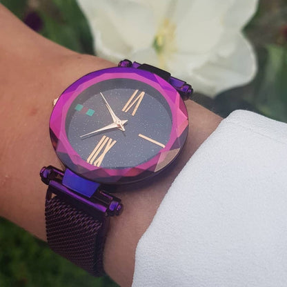 Stargazer Watch – Elegant Gold & Steel Timepiece | Perfect Gift for Any Occasion