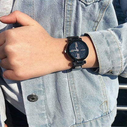 Stargazer Watch – Elegant Gold & Steel Timepiece | Perfect Gift for Any Occasion