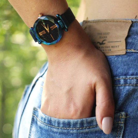 Stargazer Watch – Elegant Gold & Steel Timepiece | Perfect Gift for Any Occasion